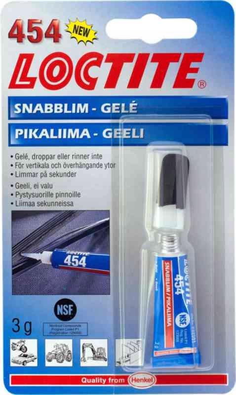 Klej cyjanoakrylowy żel Loctite 454 3 g