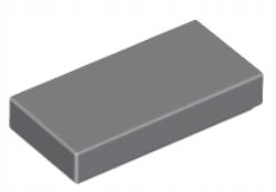 LEGO PŁYTKA GŁADKA 1X2 CIEMNOSZARY 3069B ZA 10 SZT