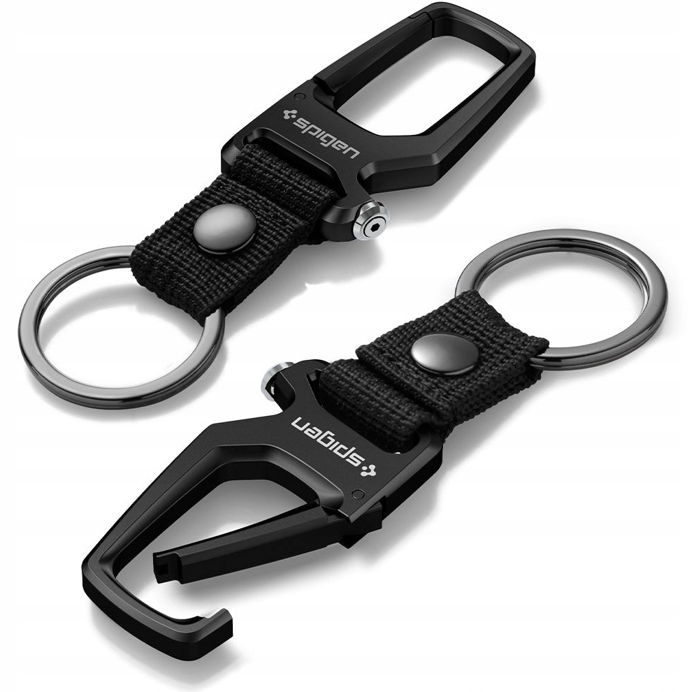 Přívěsek Na Klíče Spigen poutko na klíče s otvírákem na láhve, karabinka, 2 ks