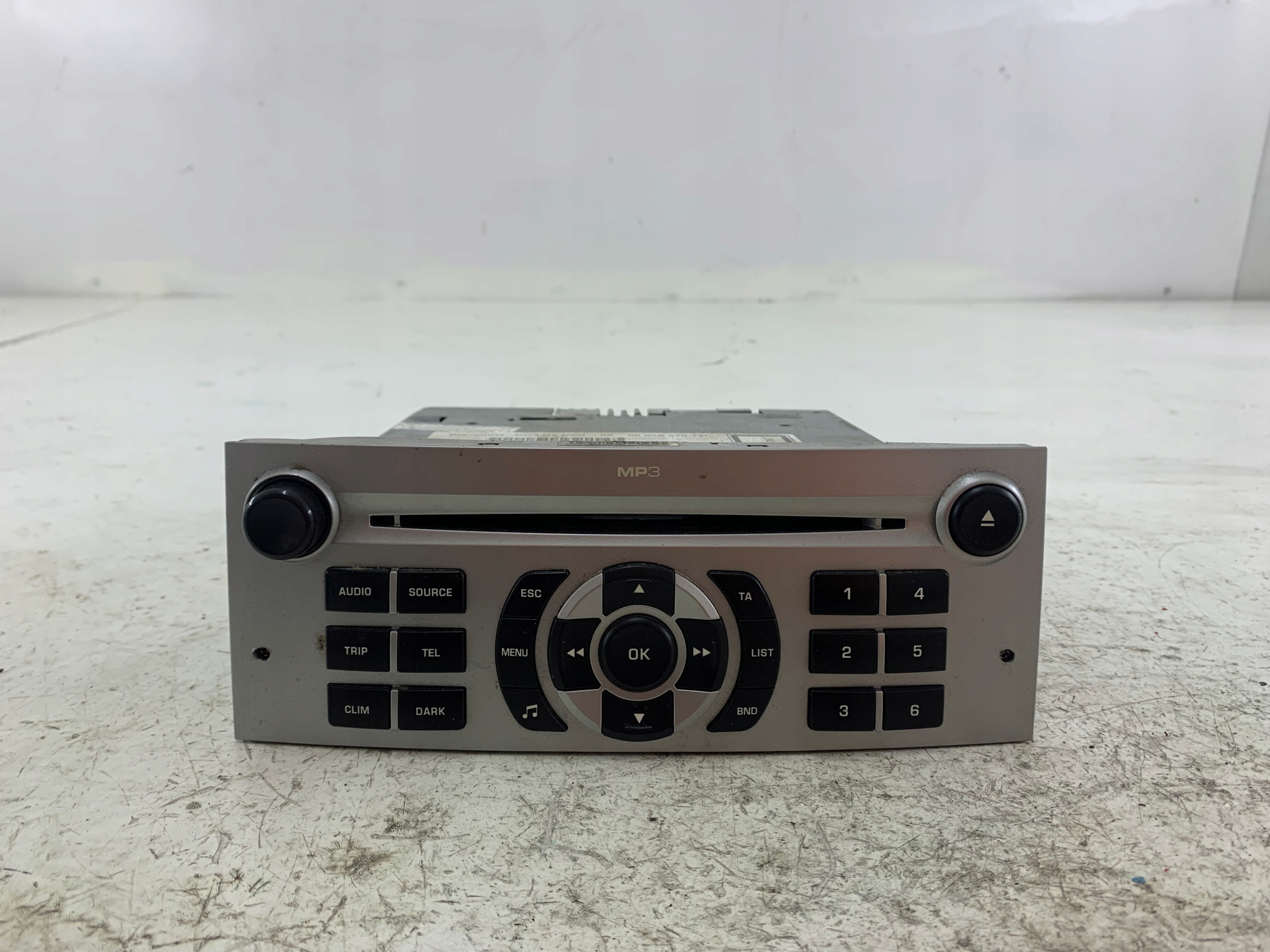 PEUGEOT 407 RADIO original CD 9660647677