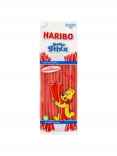 5 x Haribo Želé Bonbony Balla Stixx jahoda 170 g