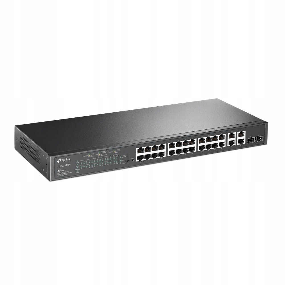 Przełącznik SL2428P Switch Smart 24PoE+ 2GE 2SFP Kod producenta TL-SL2428P