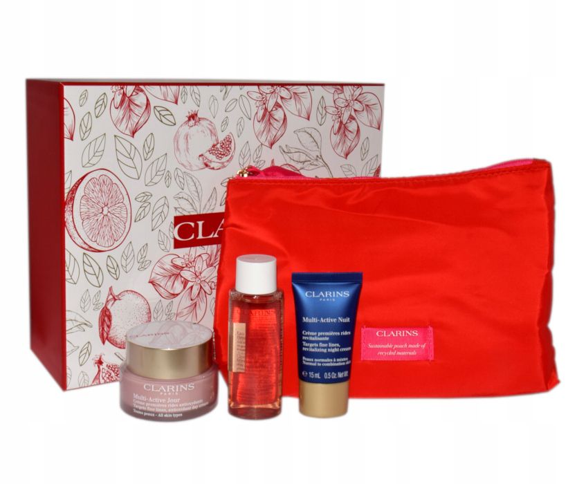 Clarins Dárková Sada (denní Krém Multi Active 50 ML Noční Krém Multi Active 15 ML