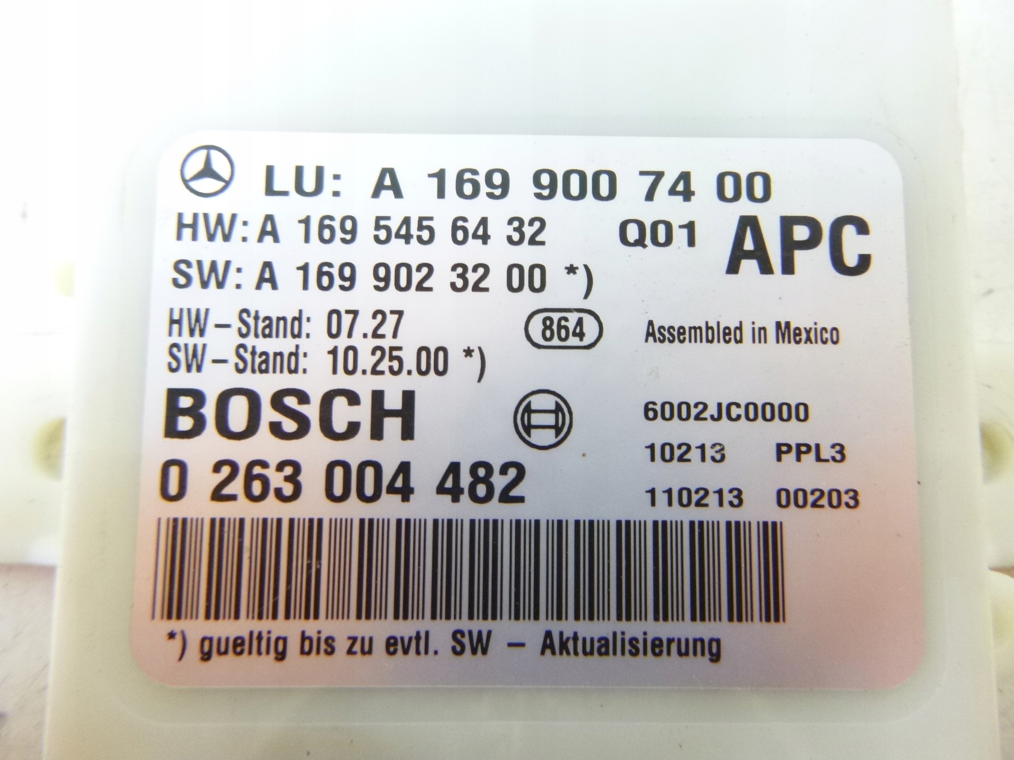 module control unit PDC Parktronik Mercedes W245 B klasa 1695456432