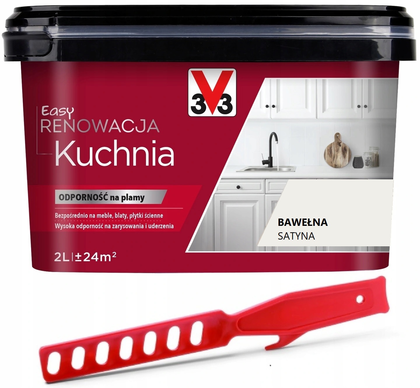 

V33 Farba Renowacja kuchnia meble Bawełna 2L