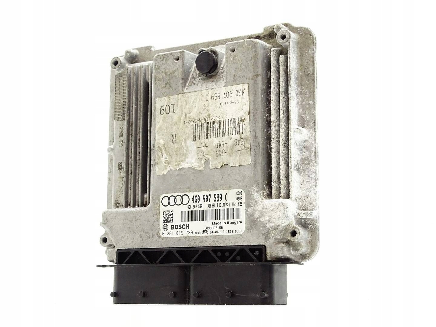computer control unit of the engine ECU AUDI A6 C7 A7 4G 3.0 Bi TDI 4G0907589C