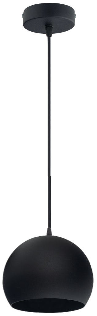 

Lampa Wisząca Sufitowa Metalowa Kula Czarna Loft