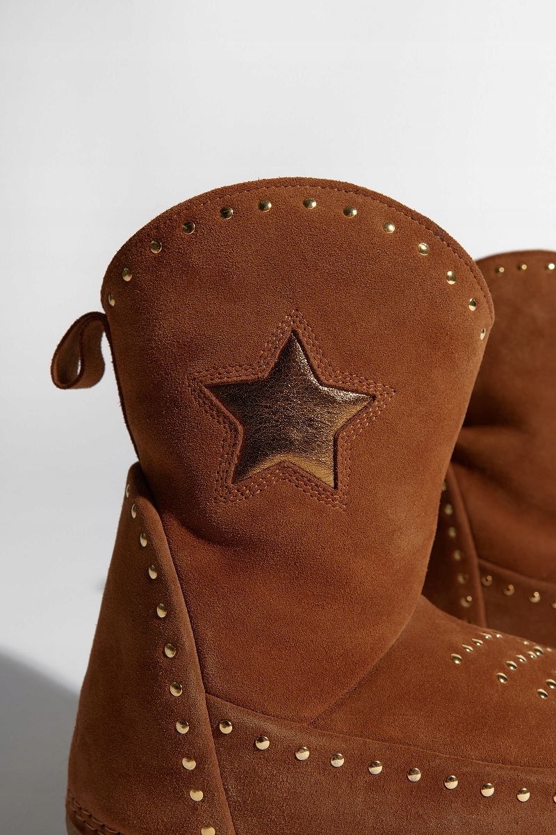 Inuikii Cowboy Studs 75101-066 Brown 40 Model Cowboy Studs
