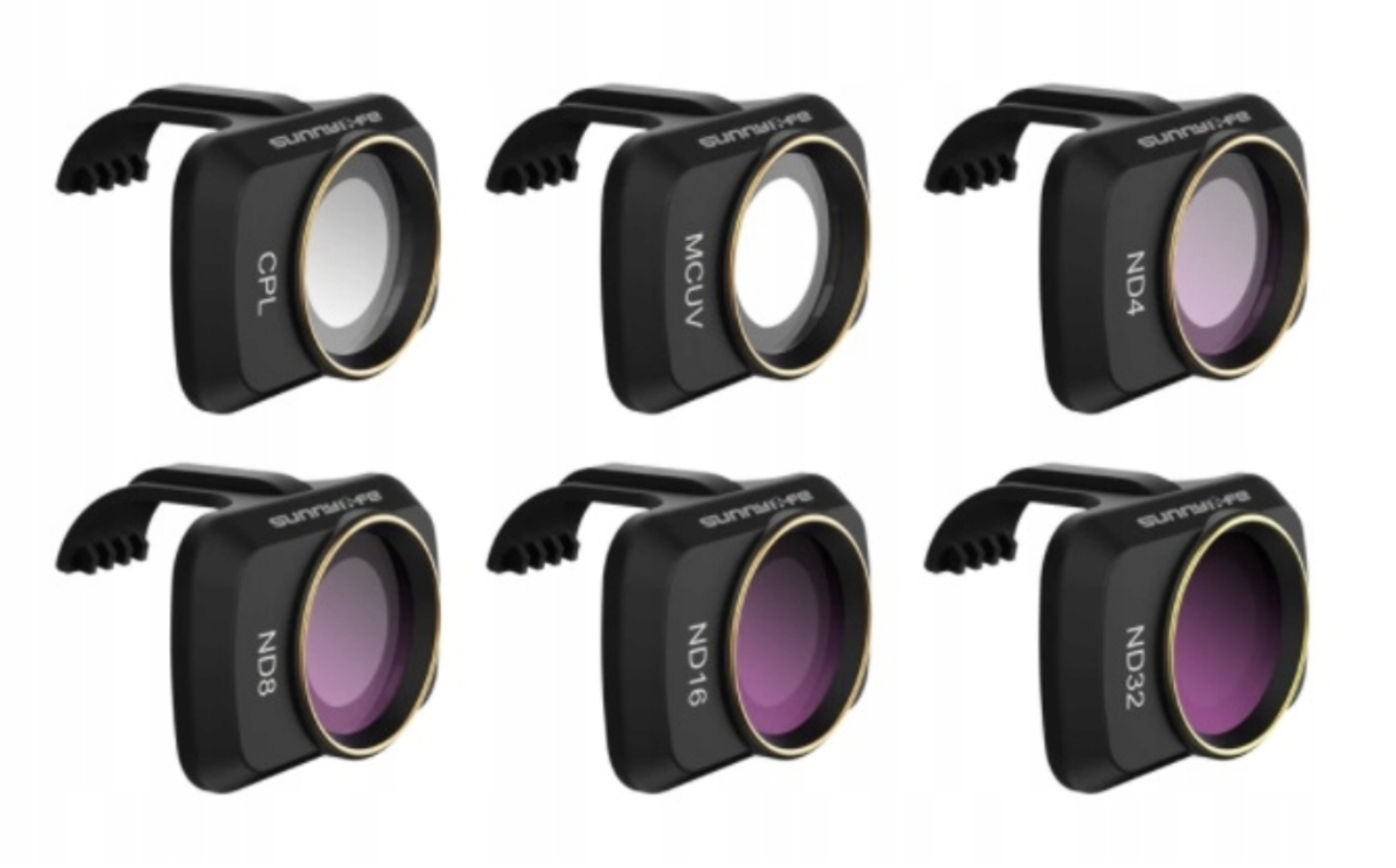 Sada 6 filtrů Cpl ND4/8/16/32 Uv Dji Mini 2