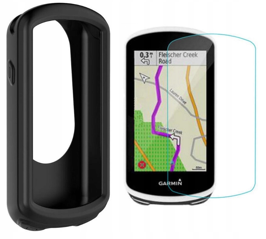 Etui Silikonowe Szkło 9H Garmin Gps Edge 1030