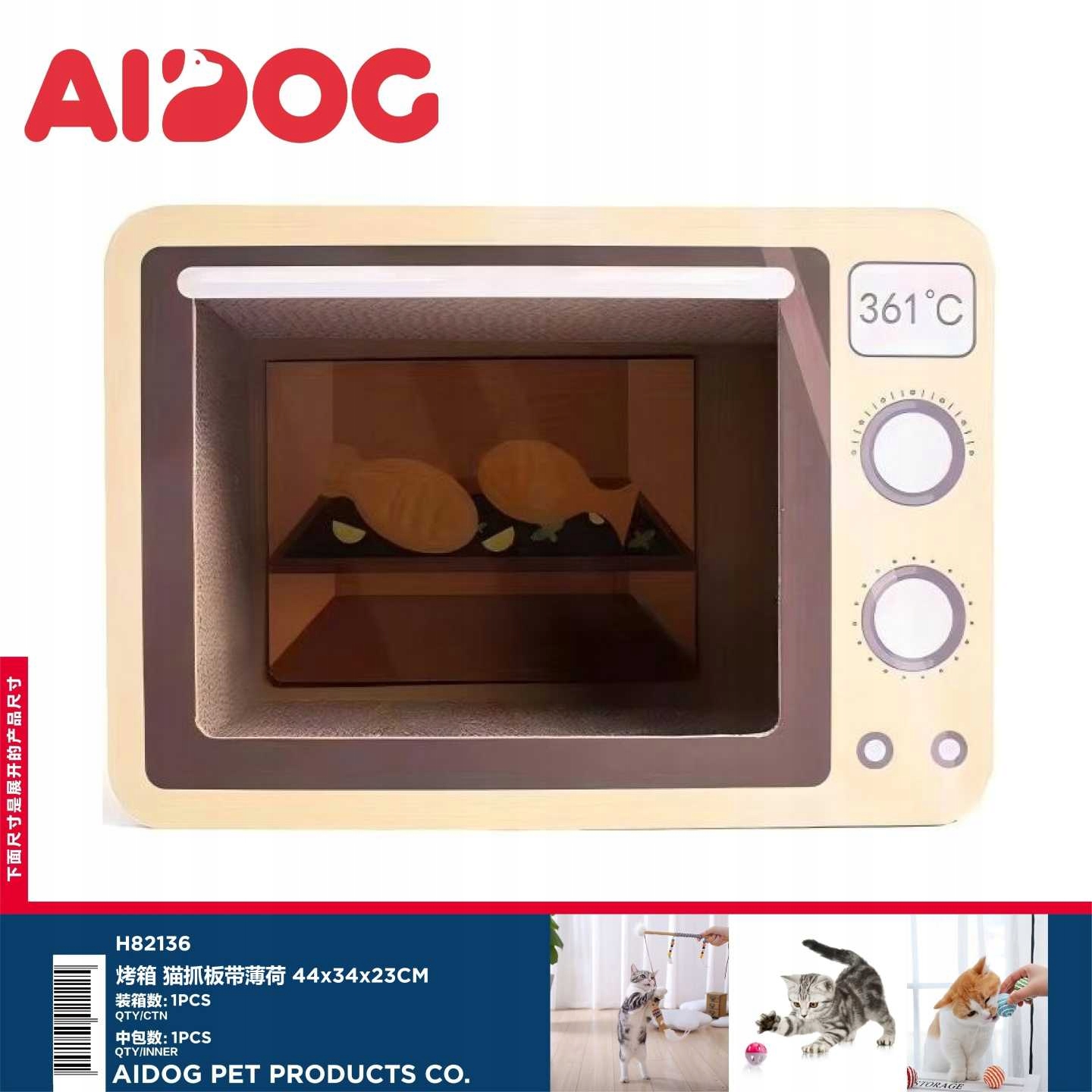 Levně Škrabadlo pro kočky Kartonový domeček XXL Pelíšek Ochrana nábytku 44×34×22 cm