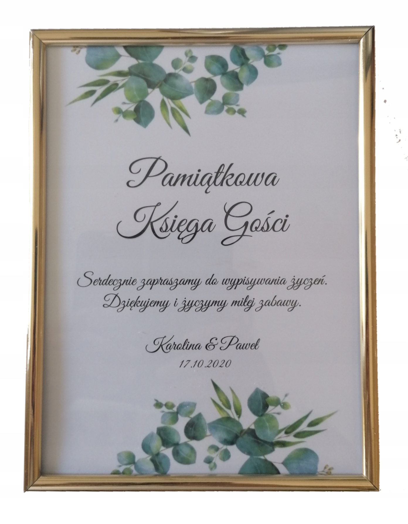 

Księga gości ramka