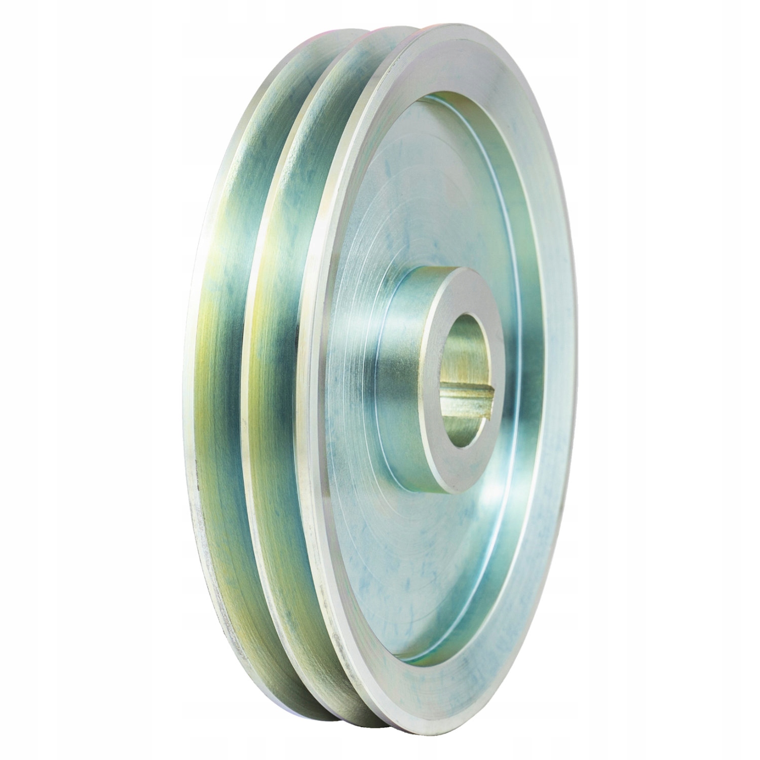 Kola řemenice 2 řemeny 2x 17 mm Hb fi 200 otvor 28 mm