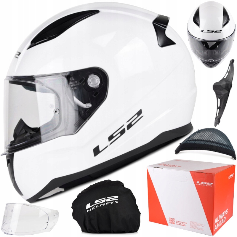 Kask motocyklowy LS2 FF353 Rapid II Solid White XL
