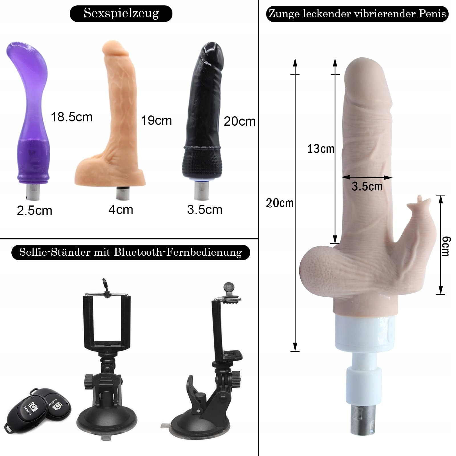 MEINEFICKMASCHINE Sexmaszyna Z Przyssawką I Stojakiem Dla Kobiet I Mężczyzn — miniatura 6
