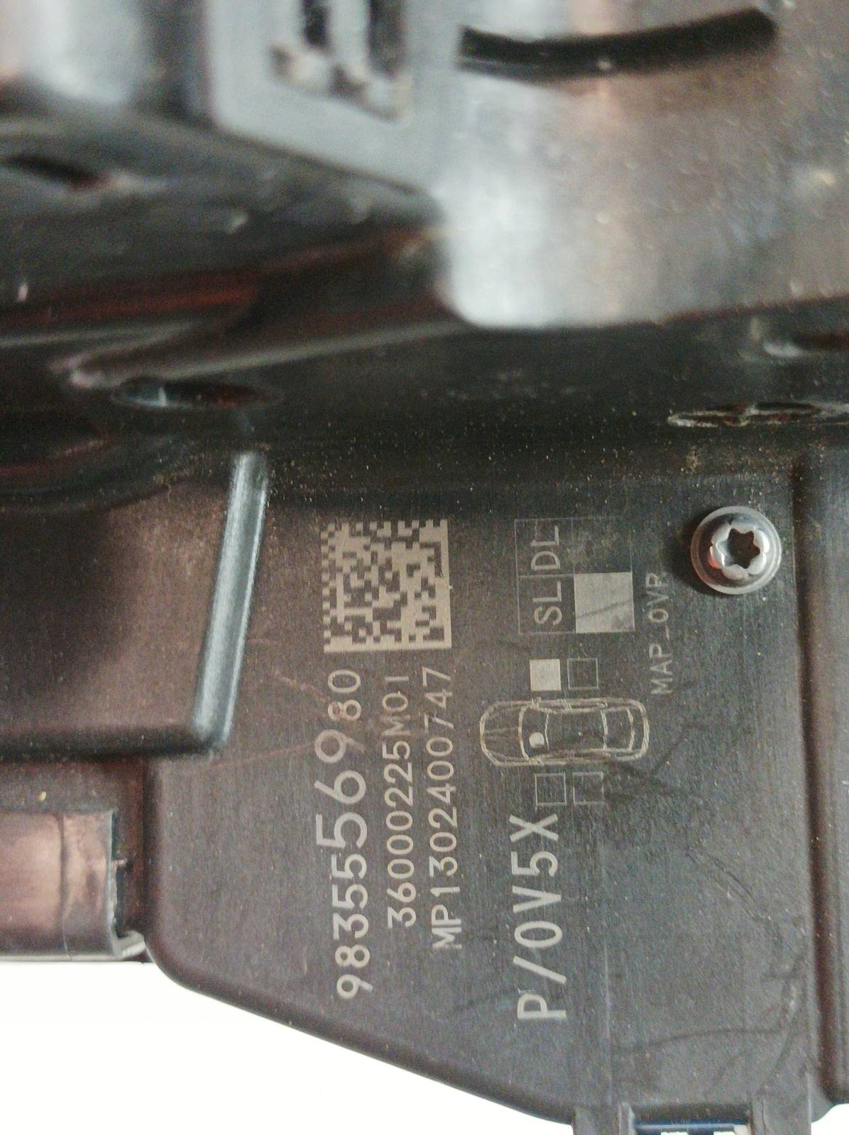 lock door right front 9835556980 Opel Astra VI (2022- ) L