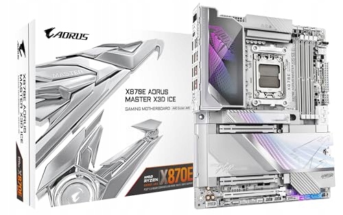 GIGABYTE X870E AORUS Master X3D Ice Płyta Główna Ryzen 9000 WiFi 7 DDR5