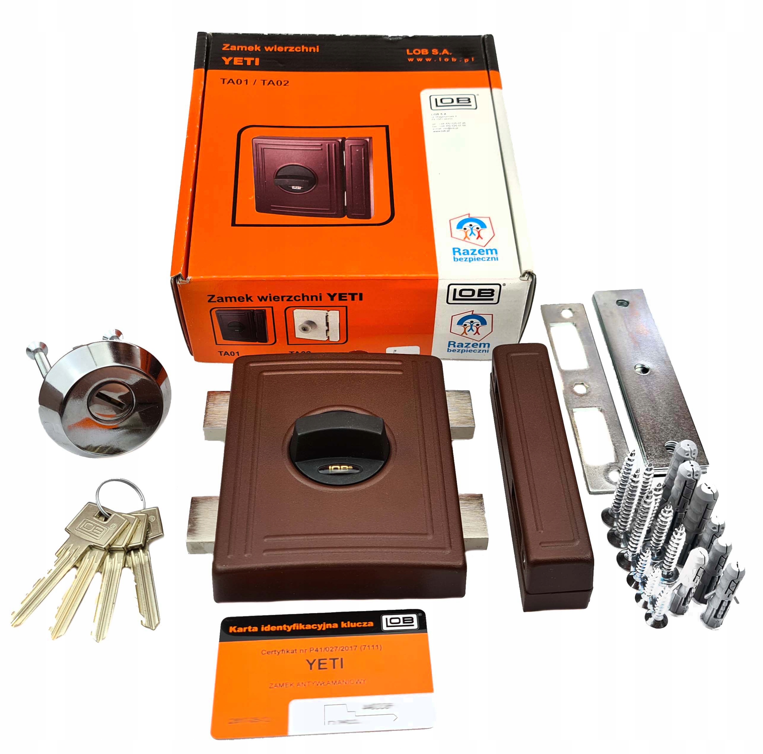 

Zamek Nawierzchniowy Lob Yeti Xt (TA601) Atest 7