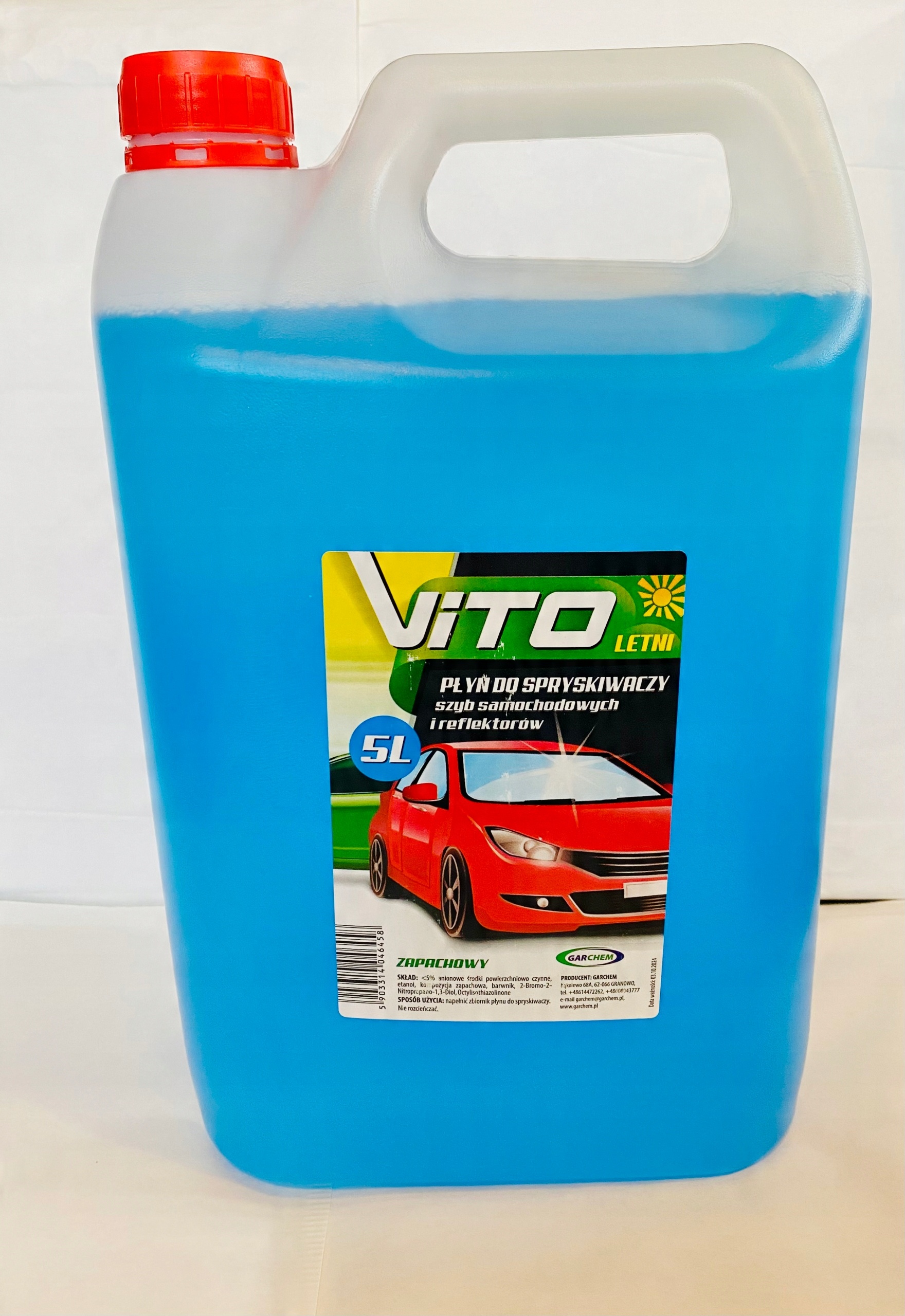 

płyn do spryskiwaczy letni do szyb auto zapach 5L