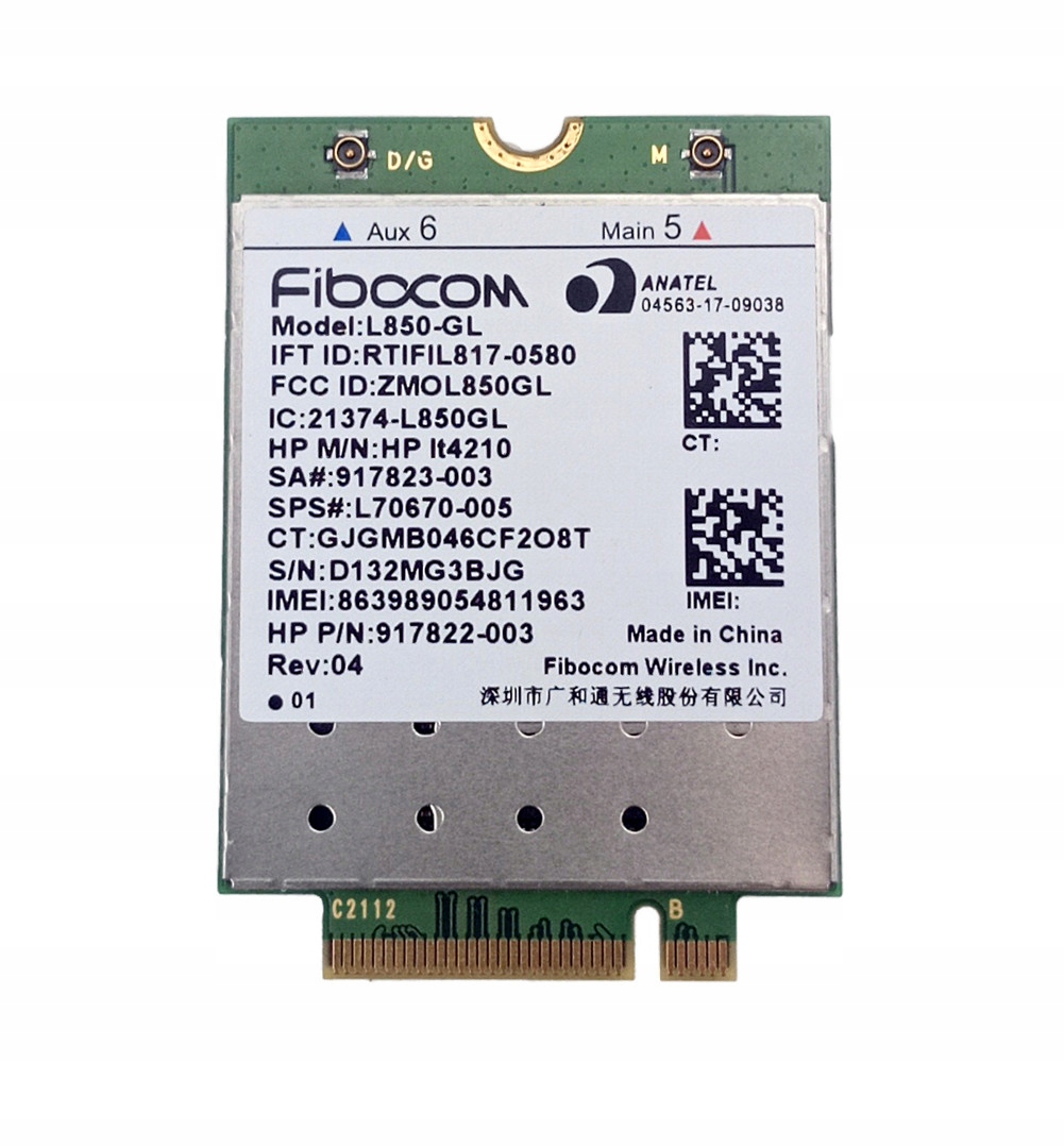 Modem/Karta Sieciowa WWAN Fibocom L850-GL LTE 4G
