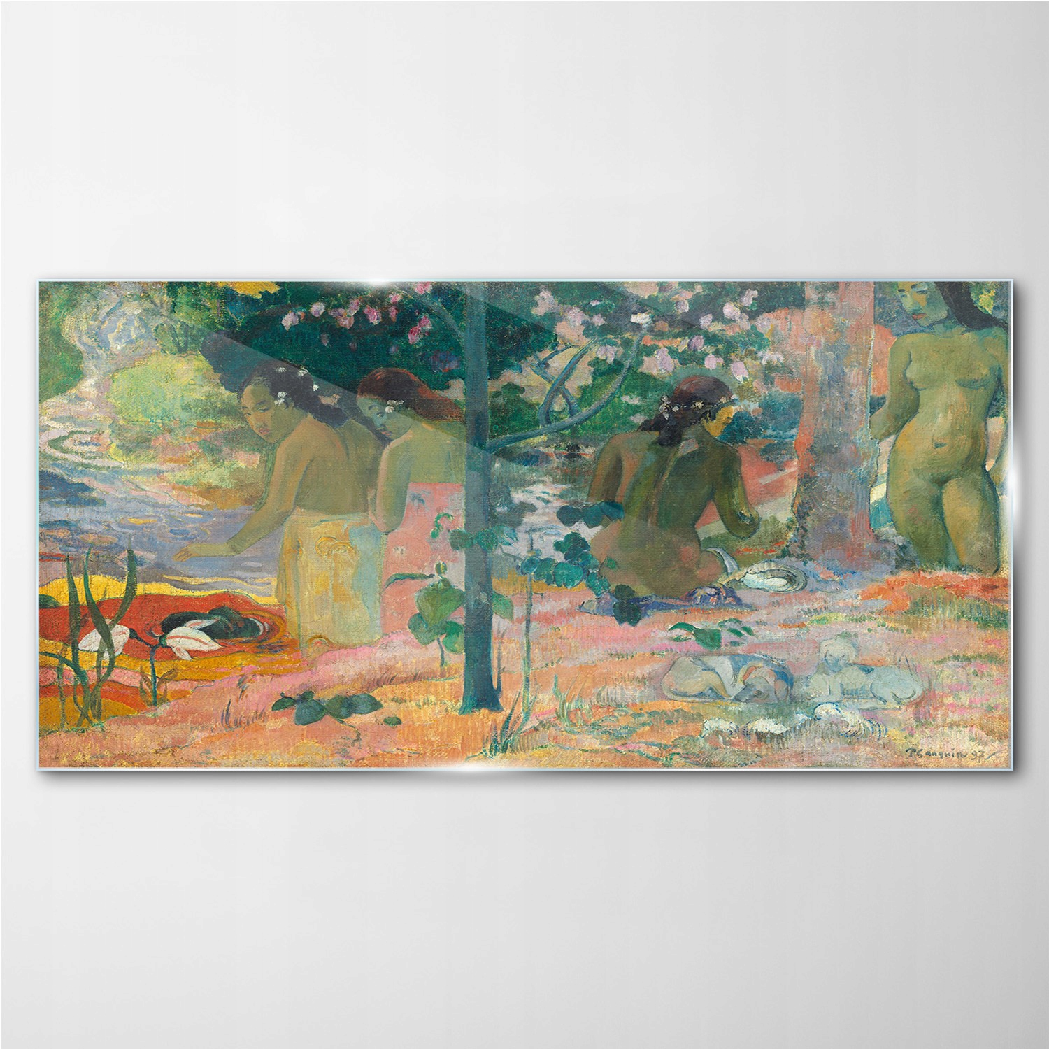 

Foto-obraz szklany Zaginiony raj Gauguin 140x70 cm