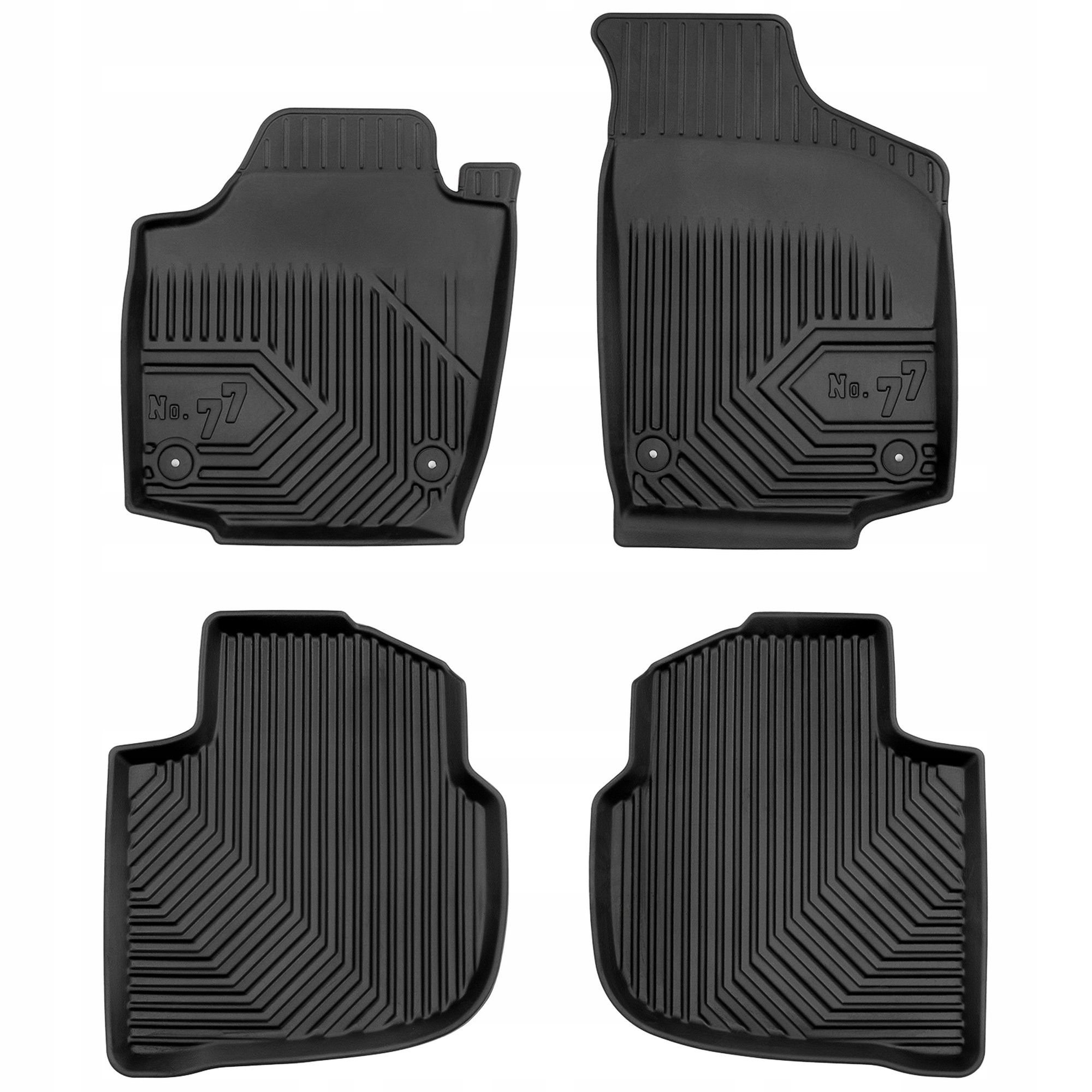 Dywaniki gumowe No.77 Skoda Rapid od 2012