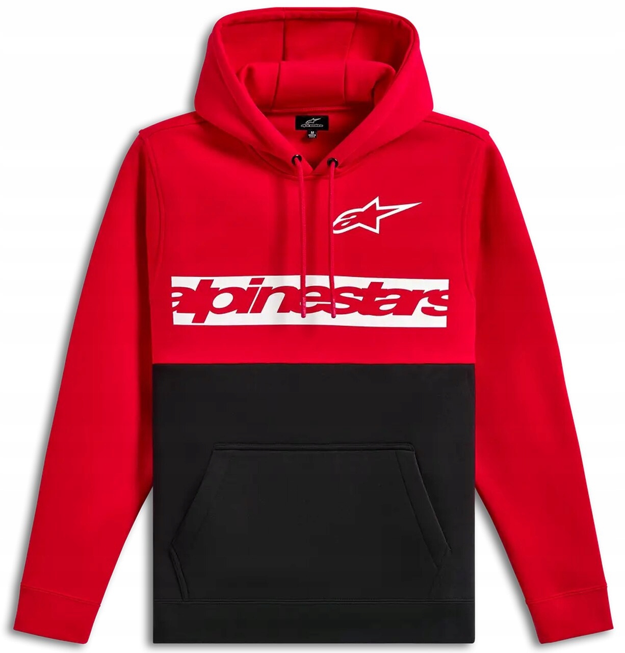 Mikina s kapucňou Alpinestars Parallel Pullover Hoodie Black/Red L
