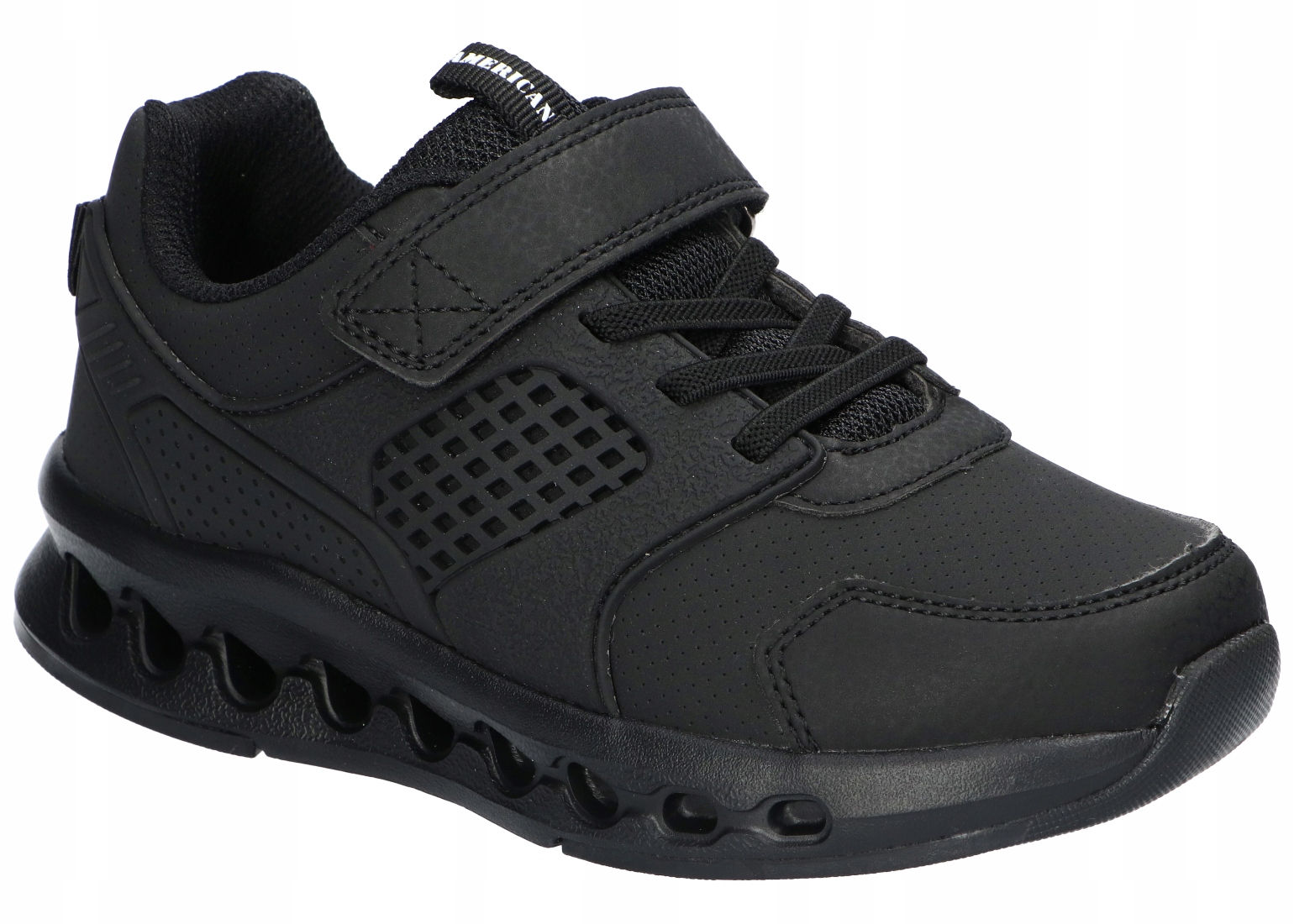 American Club ES208 Adidasy Buty Sportowe Dziecięce Wkładka Skórzana Bk 33