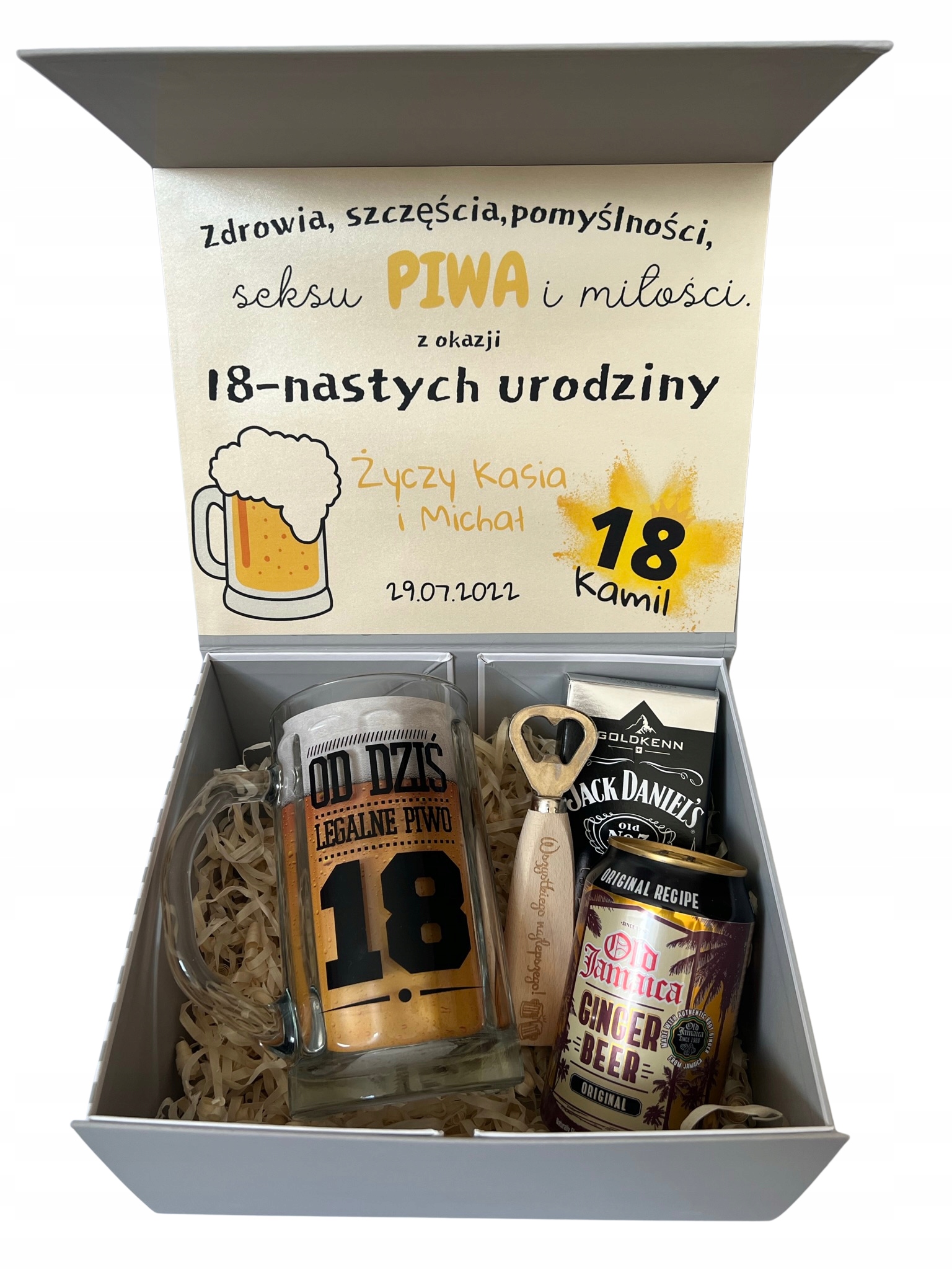 Krabička Box dárek 18. narozeniny pro kluka