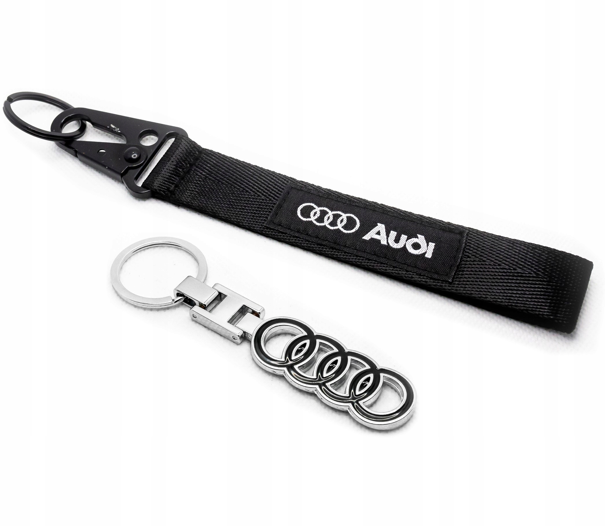 

Brelok Smycz Audi metalowy chrom A3 A4 A6 itp.