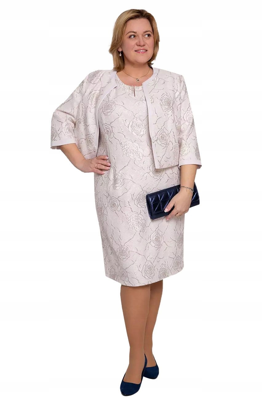 Elegantní perlová šála růže 46
