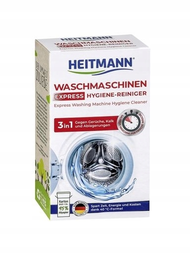 2X Heitmann, Čisticí prostředek na pračky, 250 g