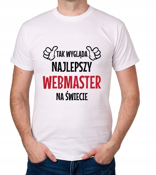 

koszulka Najlepszy Webmaster prezent