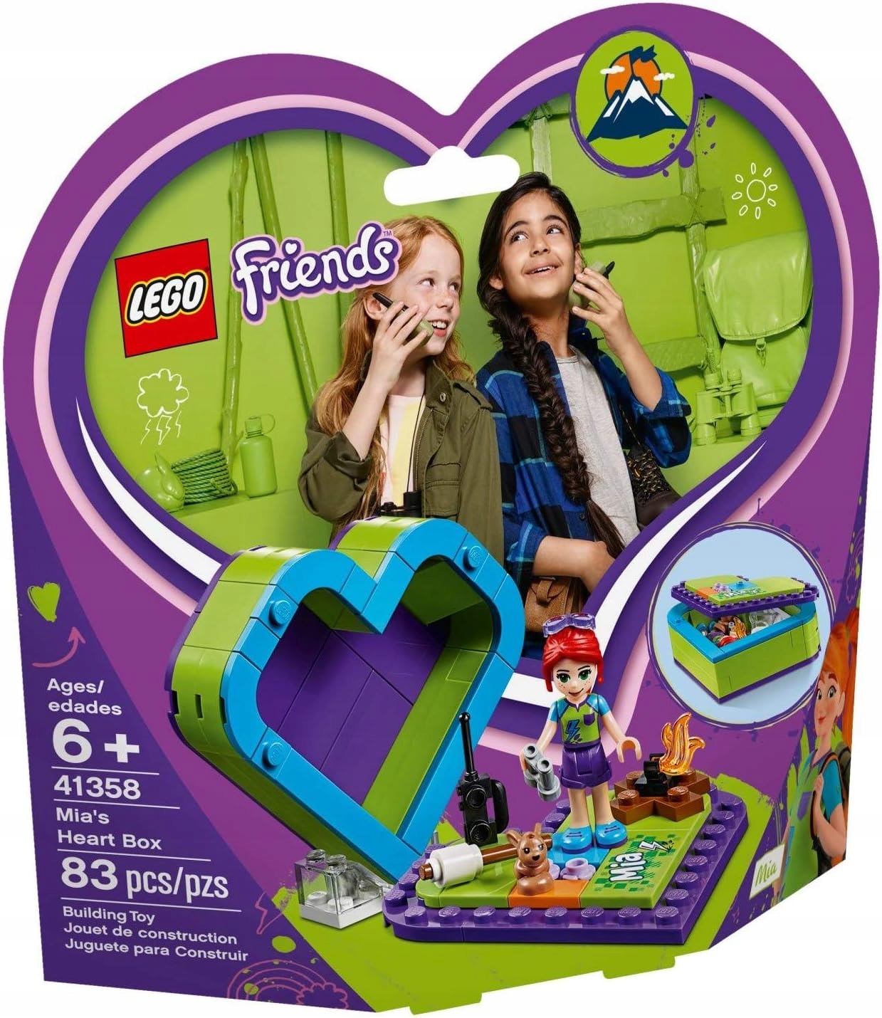 Lego 41358 Friends Pudełko w kształcie serca Mii