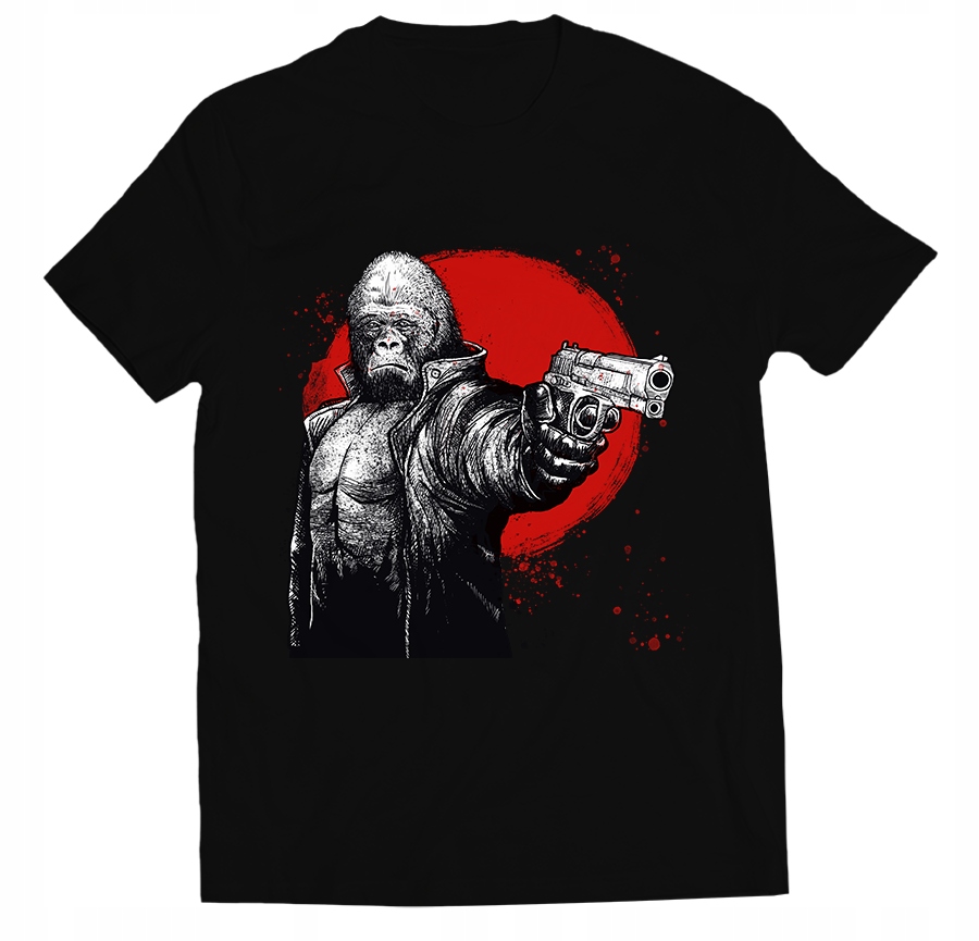 

Koszulka Pulp Fiction Goryl Z Pistoletem XL