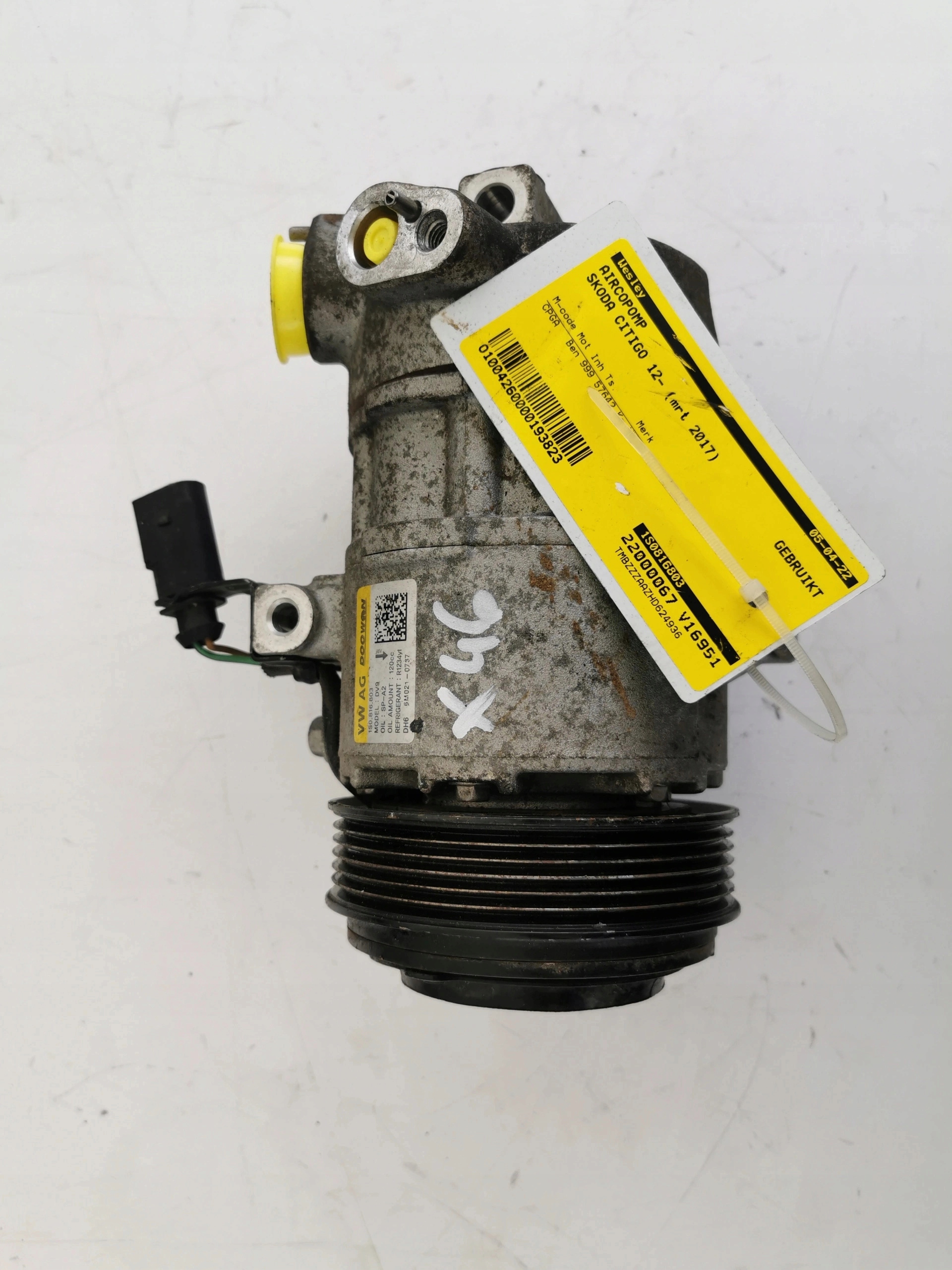 SKODA CITIGO 1.0B 1S0816803 CPGA compressor; KLIMATY