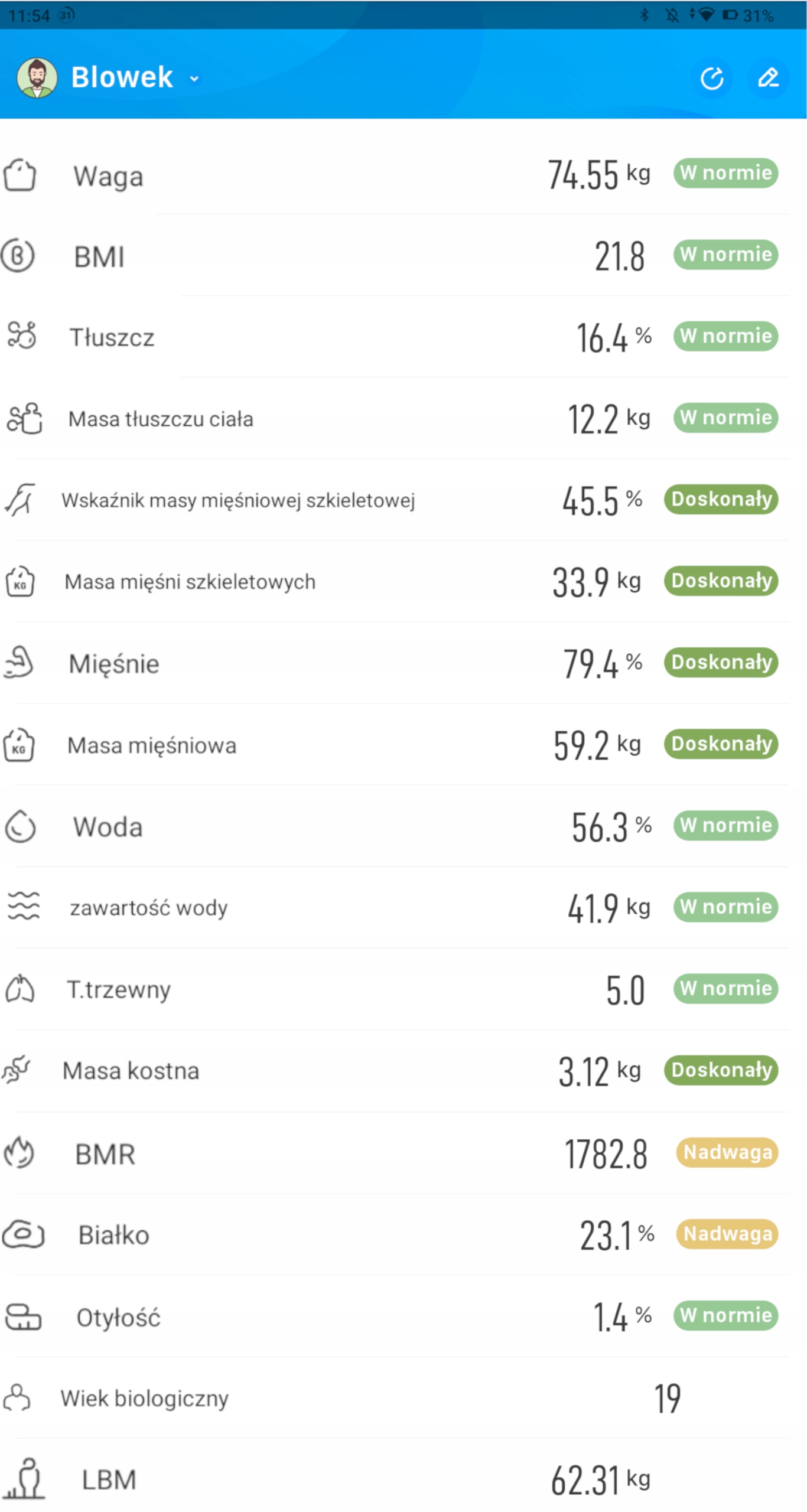 WAGA ŁAZIENKOWA ANALITYCZNA SMART SLIM 180KG ELEKTRONICZNA 25w1 SZKLANA IOS Mechanizm elektroniczny