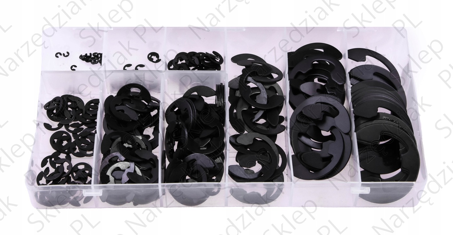 PIERŚCIENIE SEGERA E-CLIP 300szt ZESTAW PIERŚCIENI