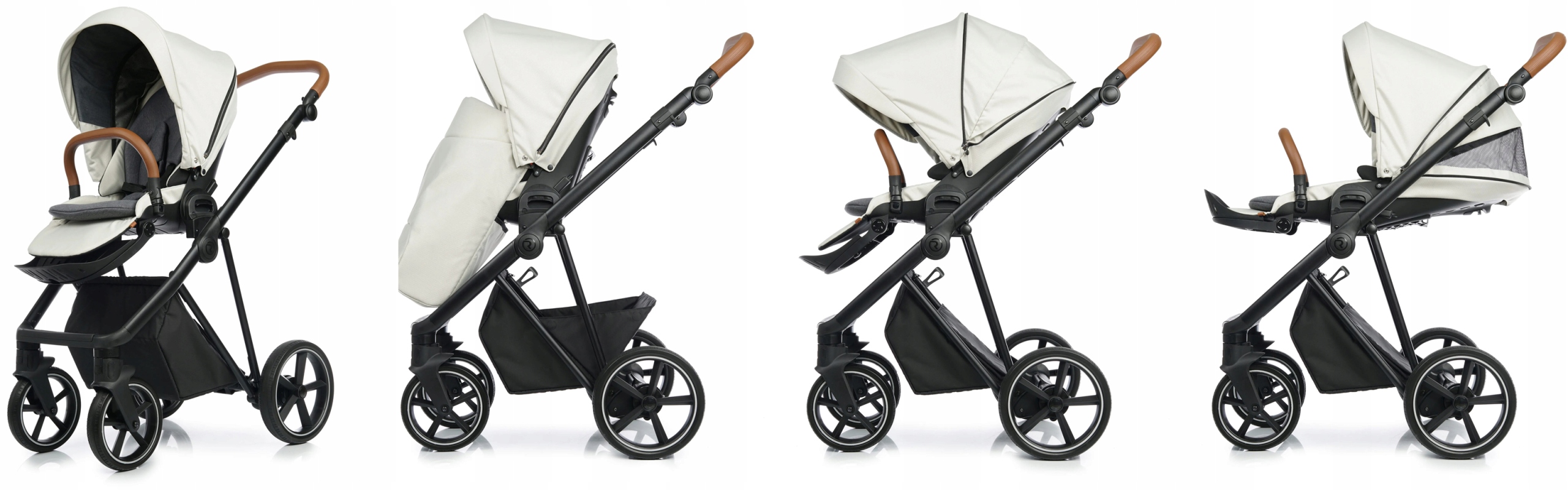 Wózek wielofunkcyjny Roan iVi 2.0 2W1 | Black Forest Kolor zielony