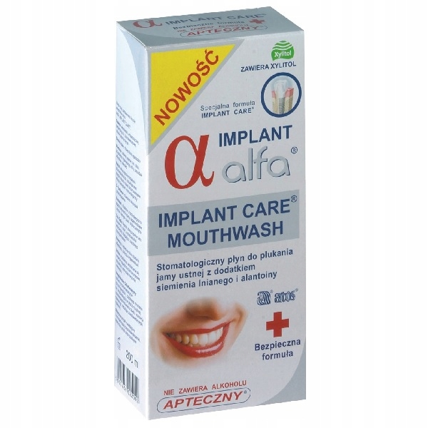 

Implant Alfa płyn do płukania jamy ustnej 200ml