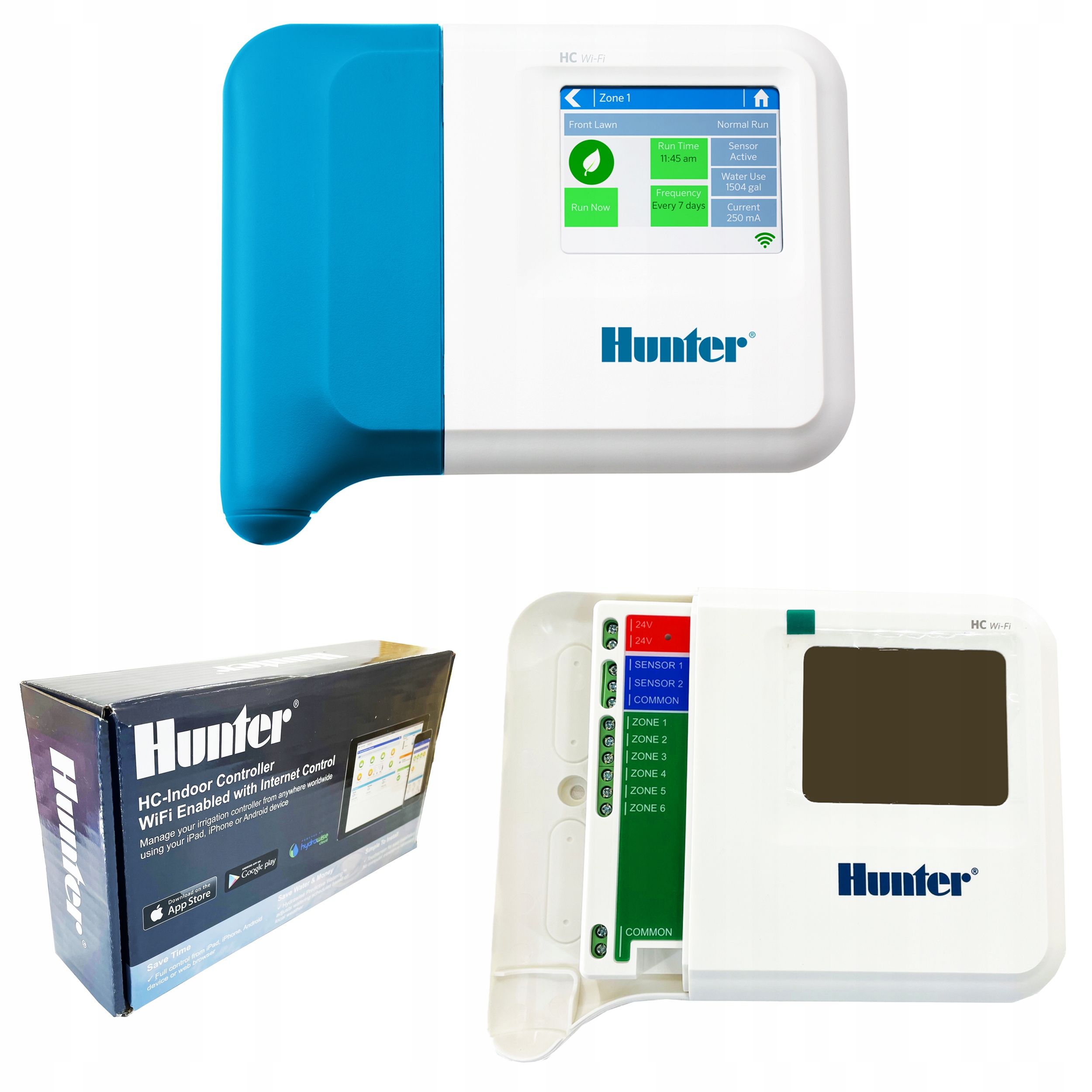 Ovládač zavlažovacieho systému Hunter Hc 6 sekcií s Wi-fi Hydrawise