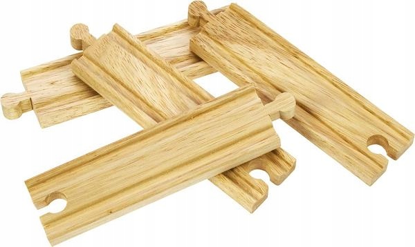 

Bigjigs Zestaw 4 Torów Prostych Do Kolejek BJT101