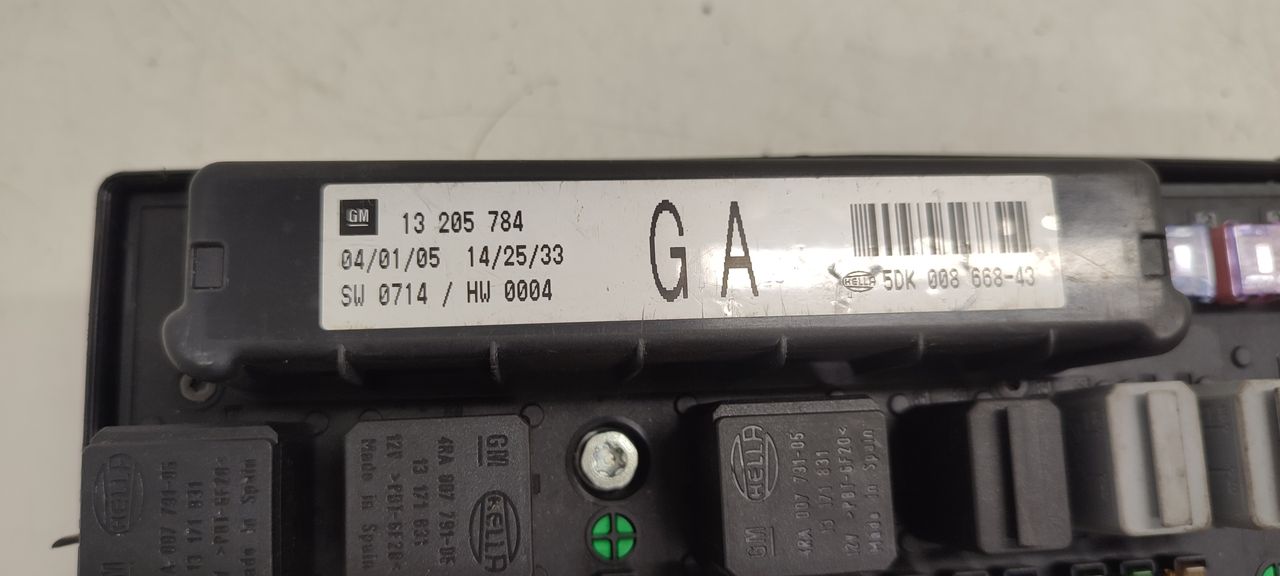 Module fusibles Opel Astra H