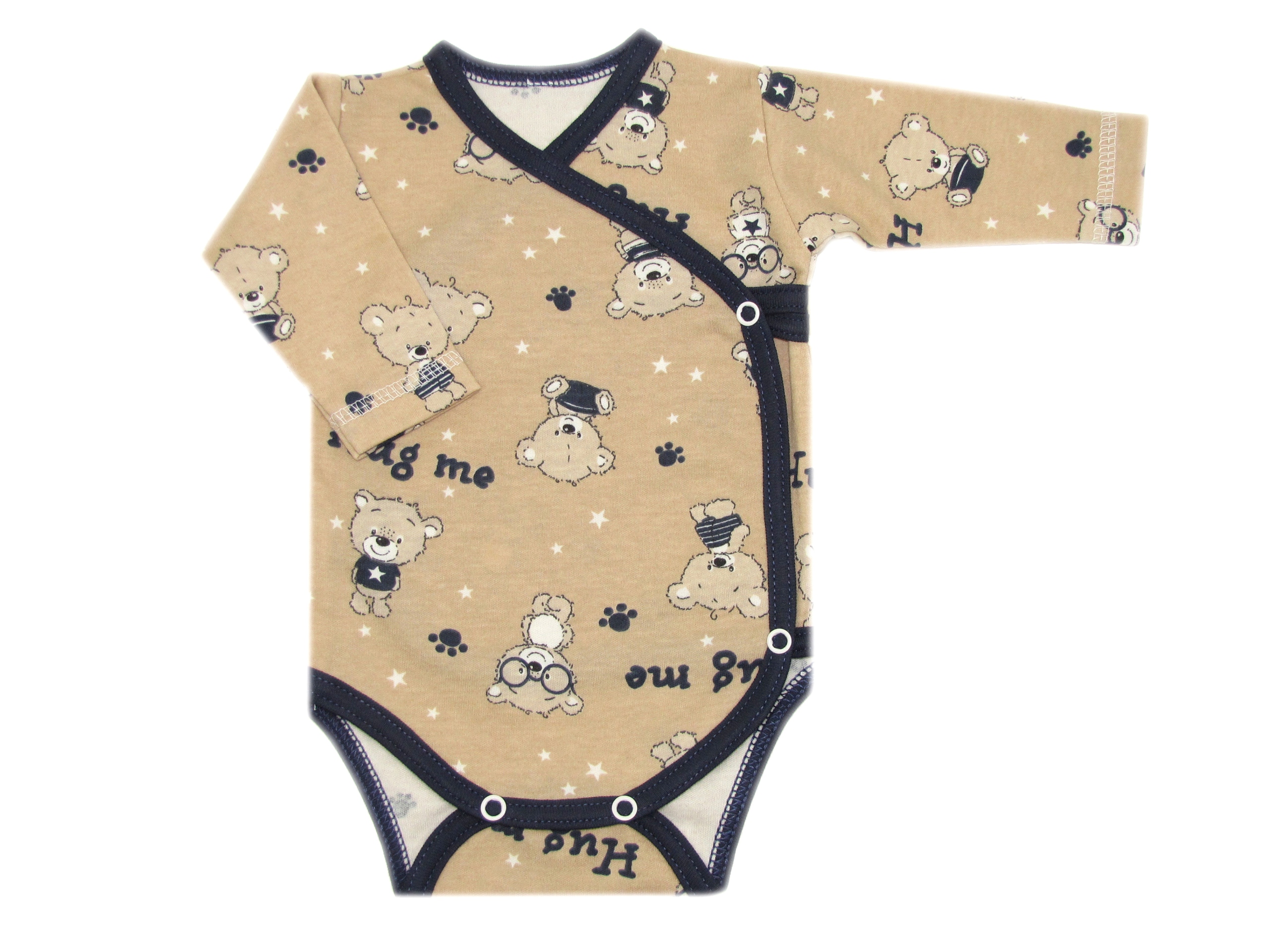 BODY KOPERTOWE Z DŁUGIM RĘKAWEM 56 BOHO BEAR /7g/ Rękaw długi rękaw