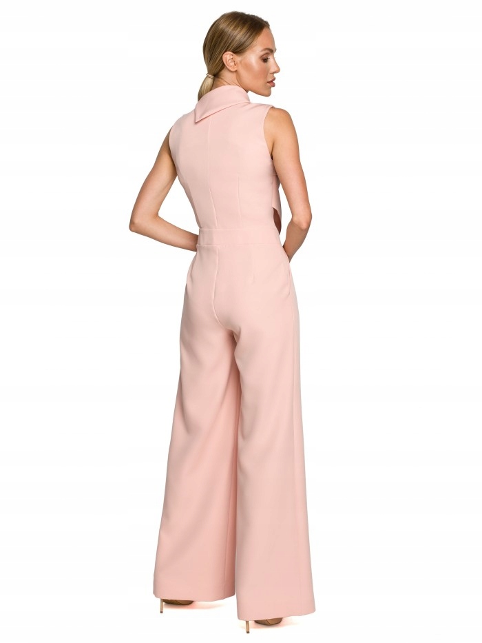 EU L M702 Kombinezon bez rękawów z podwójnym przod Rodzaj elegancki