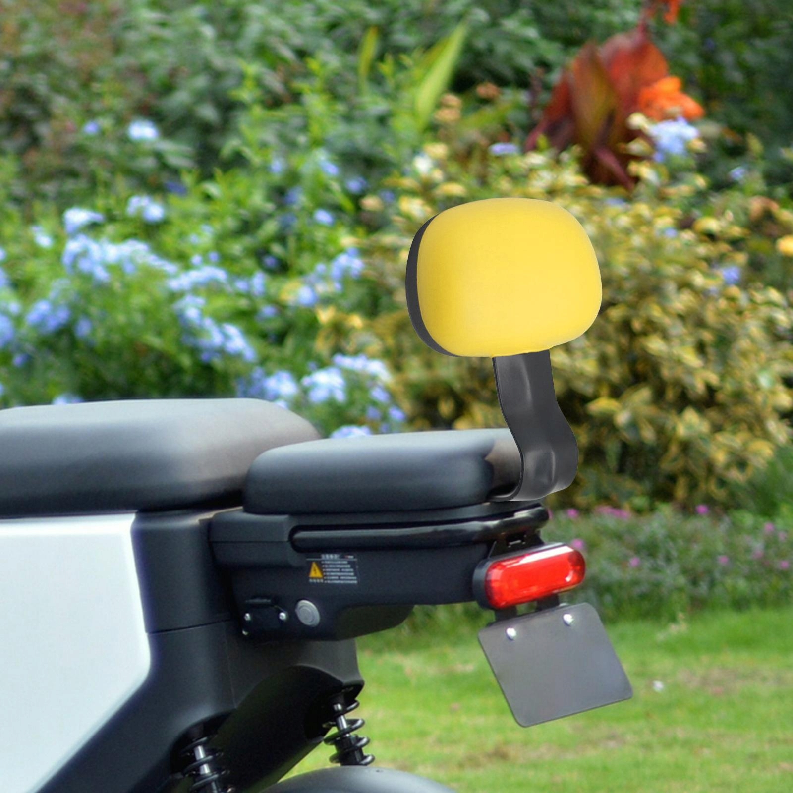 Elektryczne wsparcie oparcia tylnego siedzenia, poduszka do siedzenia roweru pasażera żółta Kod producenta Does not apply