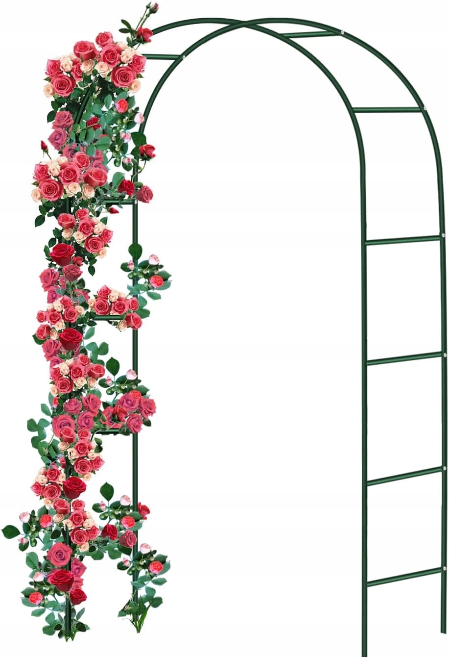 Kovová oblouková pergola 240 cm x 140 cm x 38 cm