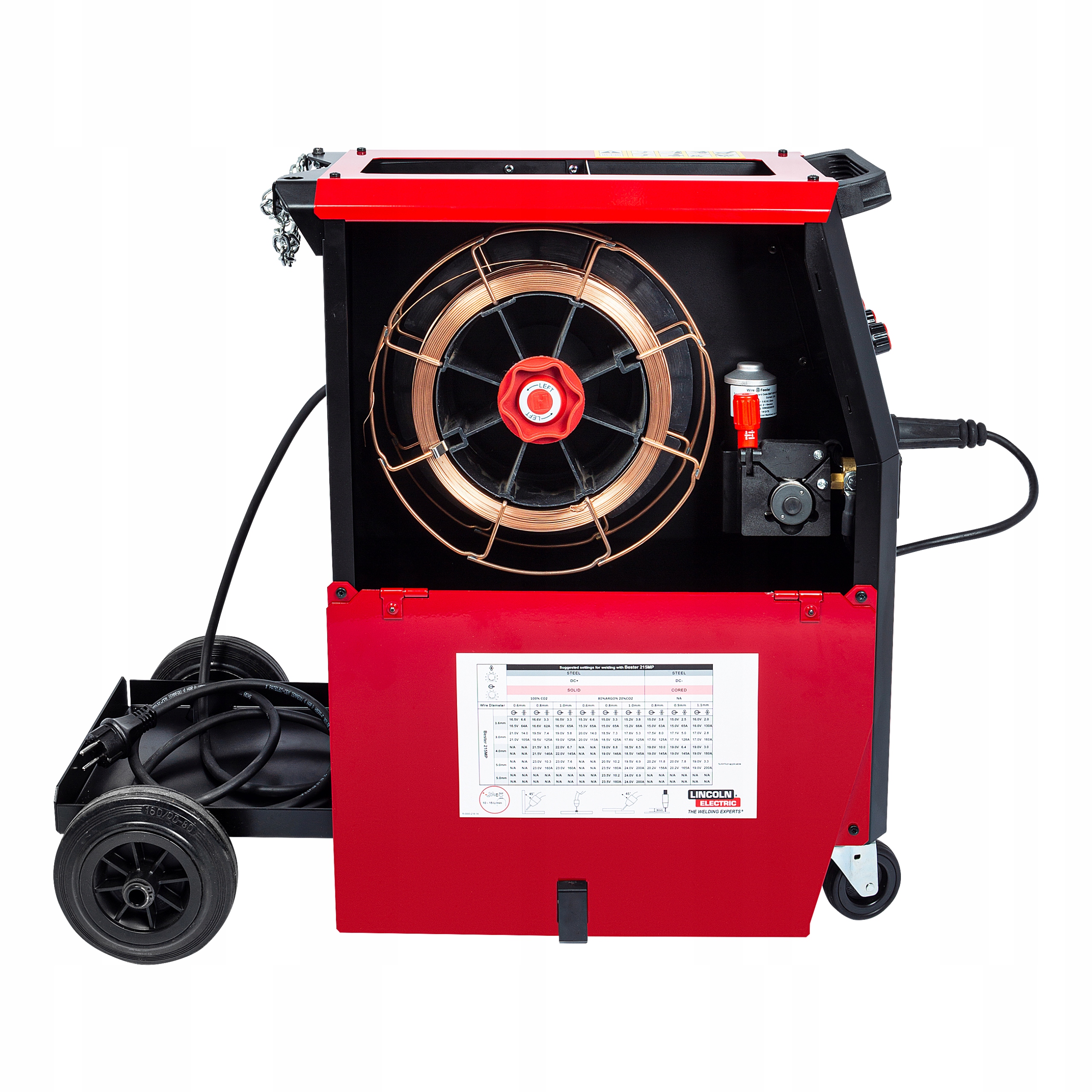 Inwertorowy półautomat spawalniczy Bester 210MP Zakres spawania 30.00-200.00 A