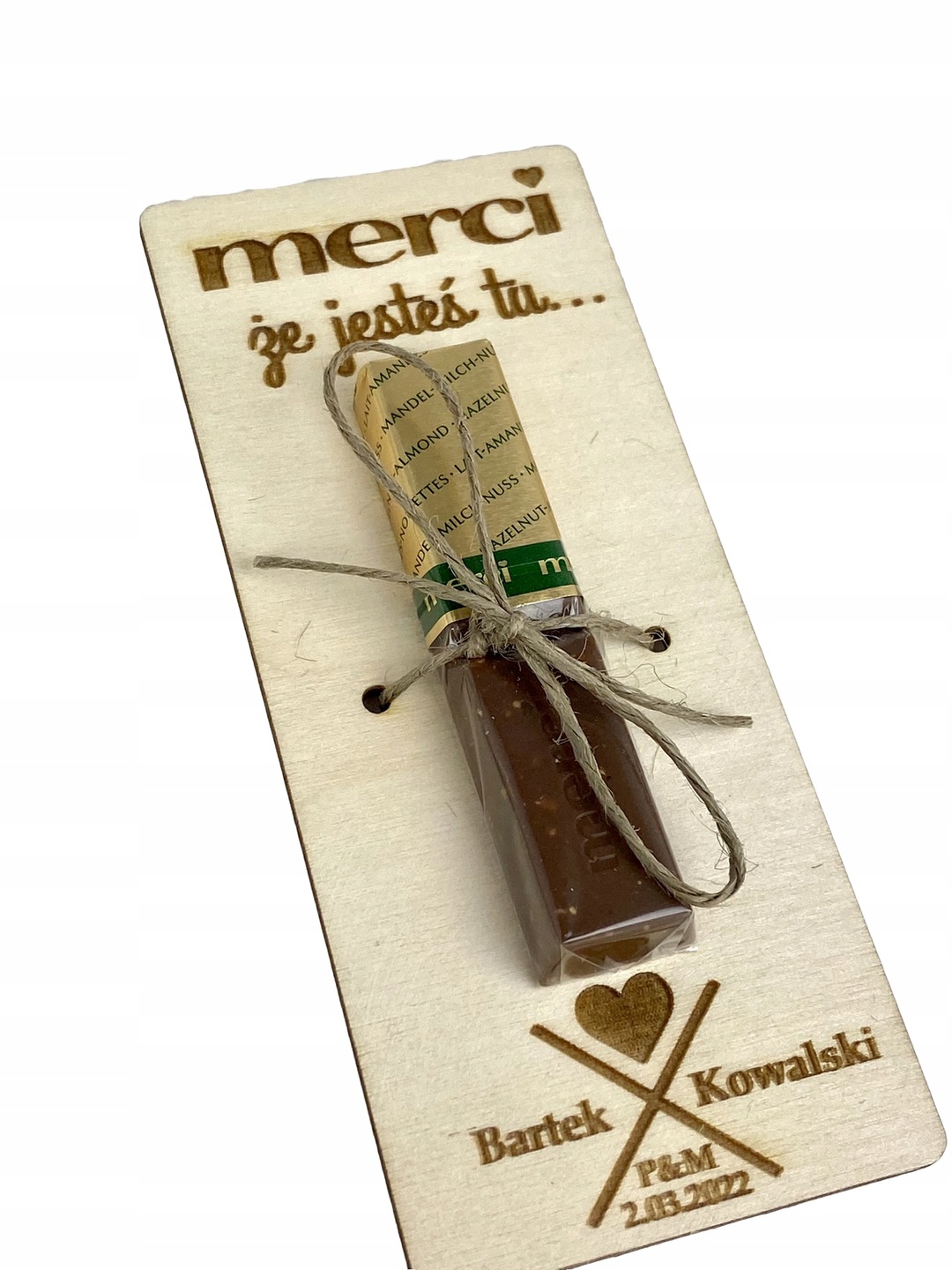 PODZIĘKOWANIA DLA GOŚCI MERCI WINIETKI ŚLUBNE STÓŁ Liczba sztuk w ofercie 1 szt.