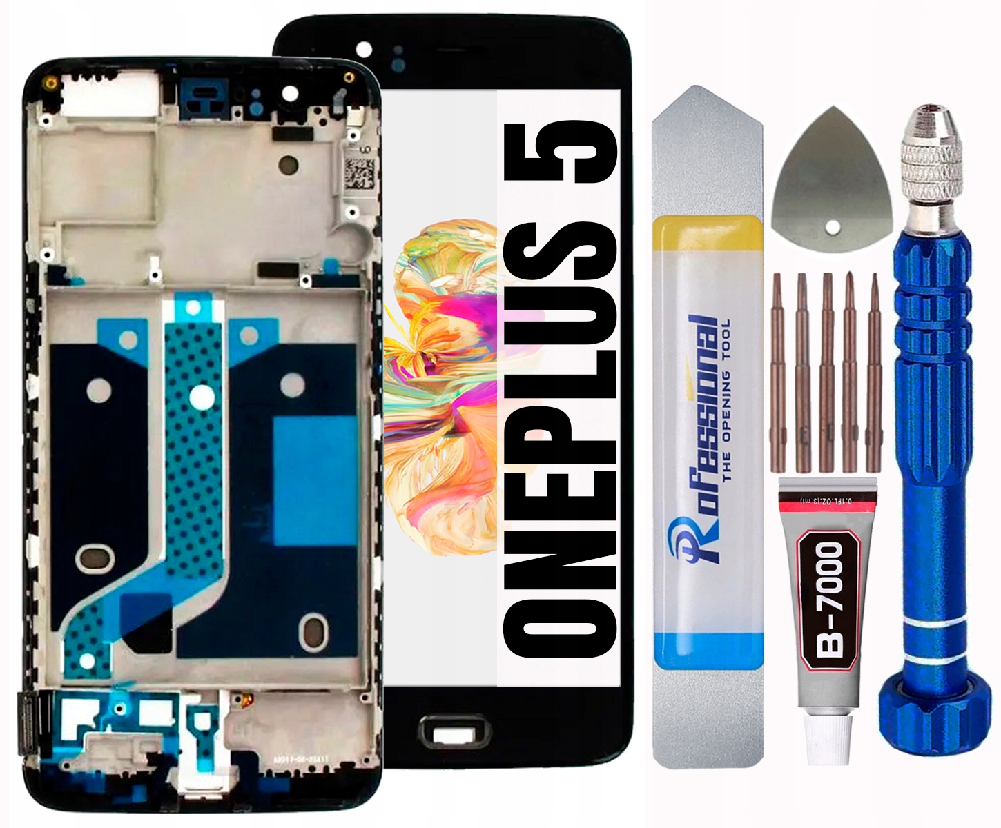 Displej Pro Oneplus 5 A5000 Oled LCD Rámeček